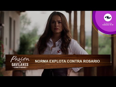 Norma explota contra Rosario Montes al reclamarle por buscar a Juan David -Pasión de Gavilanes| T2