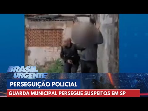 PERSEGUIÇÃO POLICIAL: Guarda Municipal persegue suspeitos na Grande São Paulo | Brasil Urgente