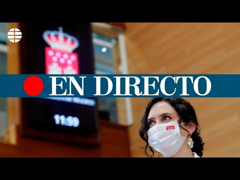 DIRECTO MADRID | Pleno de investidura de Isabel Díaz Ayuso