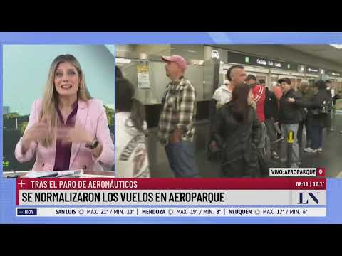 Se normalizaron los vuelos en Aeroparque tras el paro de aeronáuticos: afectó 185 vuelos