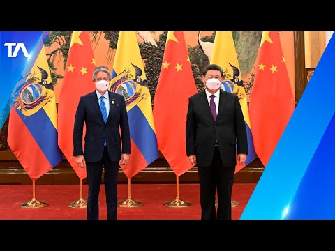El presidente Guillermo Lasso se reunió con el mandatario chino Xi Jinping