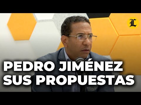 Pedro Jiménez, el candidato a diputado que busca mejorar las condiciones para los emprendedores