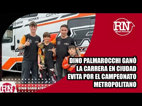 Dino Palmarocchi ganó la carrera en Ciudad Evita por el Campeonato Metropolitano