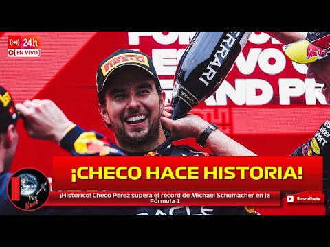 ¡Histórico! Checo Pérez supera el récord de Michael Schumacher en la Fórmula 1