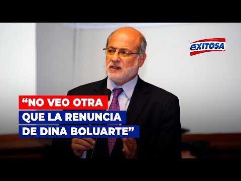 Excongresista Daniel Abugattás: No veo otra que la renuncia de Dina Boluarte