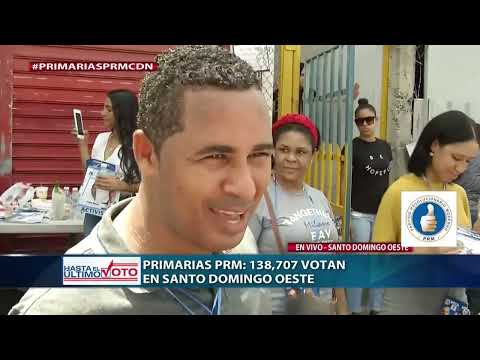 Primarias PRM 138,707 votan en Santo Domingo Oeste - José Andújar da unas palabras