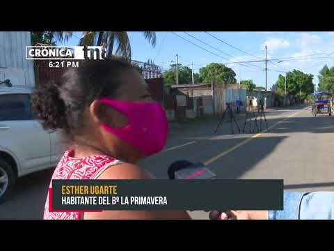 11 mil familias del barrio La Primavera gozarán de nuevas calles en Managua - Nicaragua