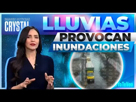 Lluvia provoca inundaciones en la CDMX | Noticias con Crystal Mendivil