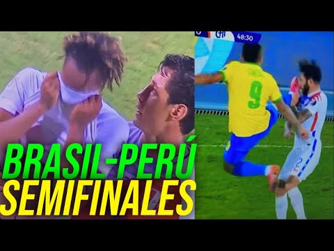 [BRASIL VS PERÚ] GABRIEL JESÚS Y ÁNDRE CARRILLO EXPULSADOS SEMIFINALES SELECCION PERUANA