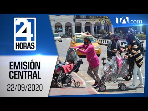 Noticias Ecuador: Noticiero 24 Horas, 22/09/2020 (Emisión Central)