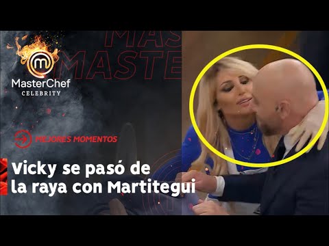 Martitegui esquivó el beso de Vicky Xipolitakis: “Salí…” - Masterchef La Revancha