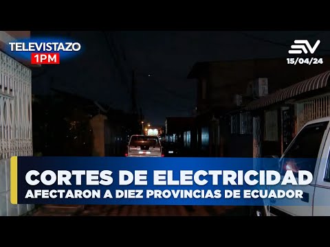 Los cortes de electricidad afectaron a 10 provincias  | Televistazo en vivo