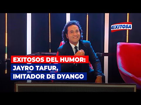 Jayro Tafur, imitador de Dyango, participa en el programa los 'Exitosos del Humor'