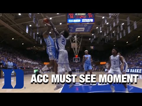 Acc Football Basketball 🏀 A.J. Griffin's Block Sparks Duke's Offense | ACC Must See Moment