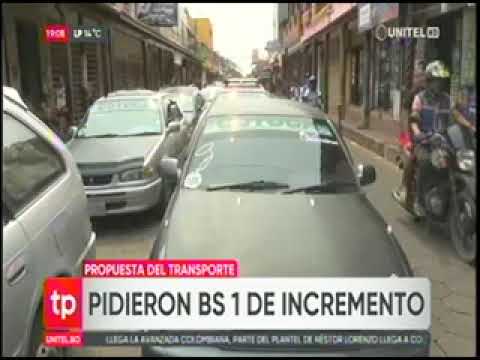 04102024   TRANSPORTISTAS PROPONEN INCREMENTAR EL PASAJE A COTOCA EN BS 1   UNITEL