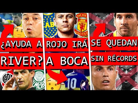 Este polémico ÁRBITRO dirigirá RIVER vs PALMEIRAS+ MARCOS ROJO llega a BOCA+ MESSI y CR7 sin RÉCORDS