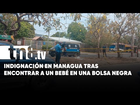Inhumano: Encuentran un niño muerto dentro de una bolsa negra en Managua