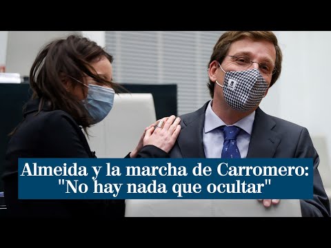 Almeida, sobre la dimisión de Carromero por la crisis del PP: No hay nada que ocultar