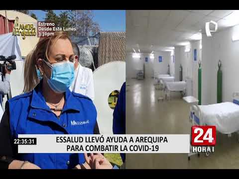 Arequipa: EsSalud entregó 50 camas y planta de oxígeno a Villa Cerro Juli