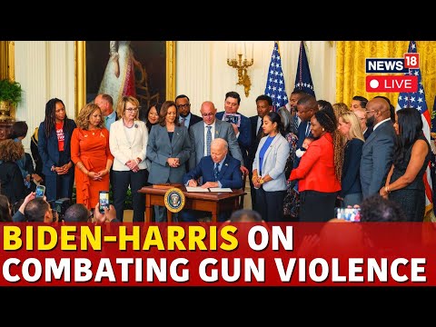 LIVE: President Joe Biden Introduces Gun Laws To Curb Gun Violence In America | Kamala Harris | N18G