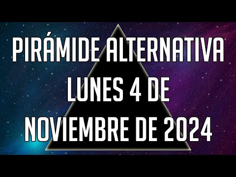 Pirámide Alternativa para el Lunes 4 de Noviembre de 2024 - Lotería de Panamá