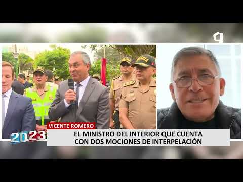 Vicente Romero: el ministro del Interior que cuenta con dos mociones de interpelación
