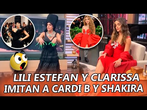 Lili Estefan y Clarissa Molina IMITAN LOOKS de Cardi B y Shakira del MET gala