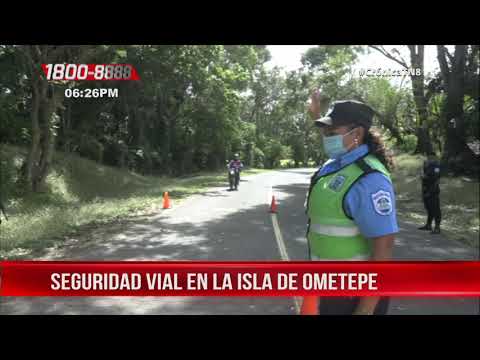 Policía ejecuta plan de fin de año en la Isla de Ometepe - Nicaragua
