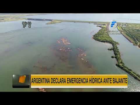 Argentina declara emergencia hídrica ante bajante