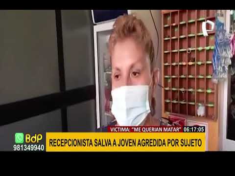 Tarapoto: Recepcionista de hospedaje defiende a mujer de ser ultrajada por sujeto