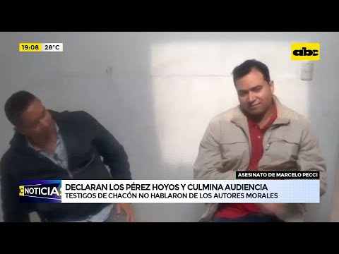 Caso Pecci: declaran los Pérez Hoyos y culmina audiencia