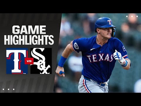 Rangers vs. White Sox Game Highlights (8/28/24) | MLB Highlights