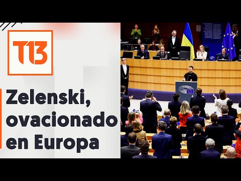 Zelenski ovacionado como héroe en Europa: Presidente ucraniano pidió aviones y armas