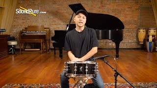 Sonor 6x14 AQ2 Maple Snare Drum - Transparent Black—Quick 'N' Dirty