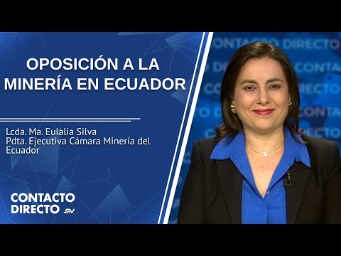 Entrevista con María Eulalia Silva - Pdta. Ejecuiva Cámara Minería del Ecuador | Contacto Directo