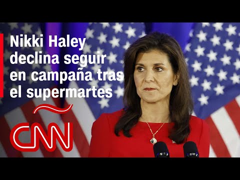 Nikki Haley declina seguir en campaña tras el supermartes