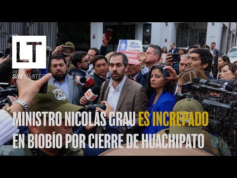 Ministro de Economía Nicolás Grau es increpado en su visita a la Región del Biobío
