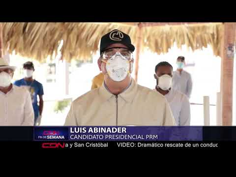 Luis Abinader lleva ayuda a iglesias y centros médicos de Haina, Nigua y San Cristóbal
