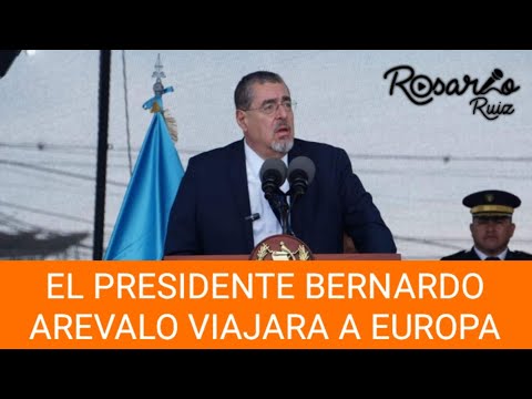 Bernardo Arévalo viajará a Europa en clase económica y sin escalas para afianzar lazos diplomáticos