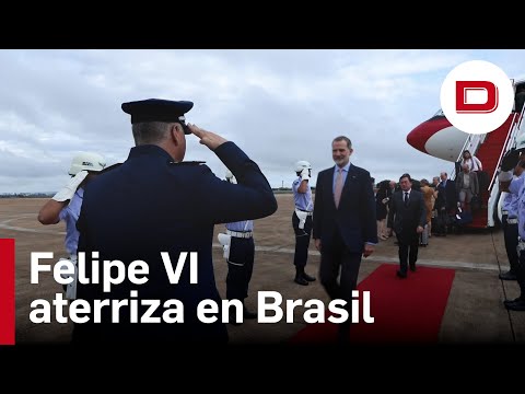 Felipe VI llega a Brasil para la investidura de Lula