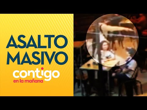 ROBO MASIVO: Clientes sufrieron asalto en bar de Quinta Normal - Contigo en La Mañana