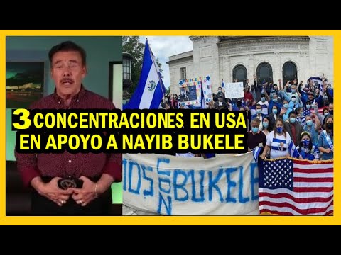 Tres concentraciones en USA en apoyo a Bukele | Basura y alcaldía de Santa Tecla