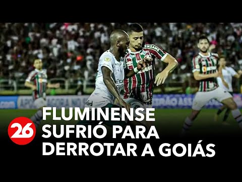 Fluminense sufrió para derrotar a Goiás