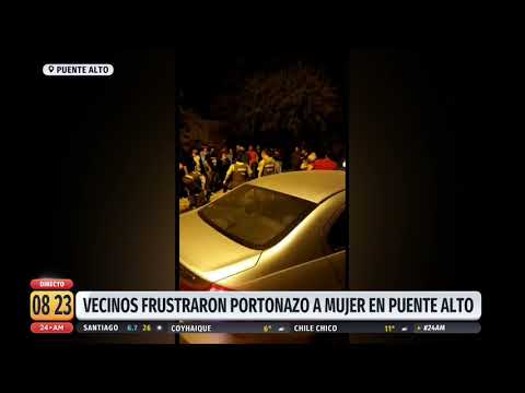Vecinos frustran intento de encerrona en Puente Alto
