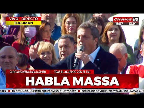 Massa: Es posible una Argentina de producción