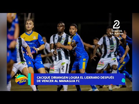 Cacique Diriangén lidera el futbol nicaragüense tras vencer al Managua FC