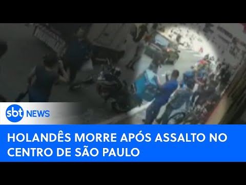 Polícia investiga morte de Holandês no centro de São Paulo |#SBTNewsnaTV(31/01/24)