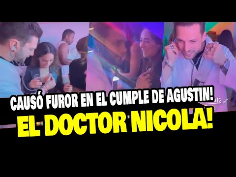 NICOLA PORCELLA SE DISFRAZA DE DOCTOR EN EL CUMPLEAÑOS DE AGUSTIN FERNANDEZ