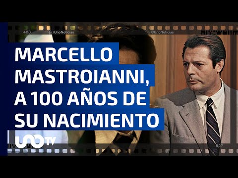 100 del nacimiento de Marcello Mastroianni.