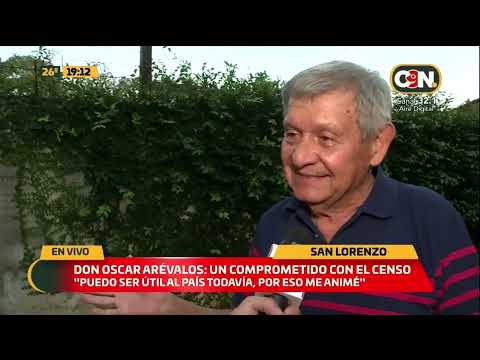 Don Óscar Arévalos: Un comprometido con el censo